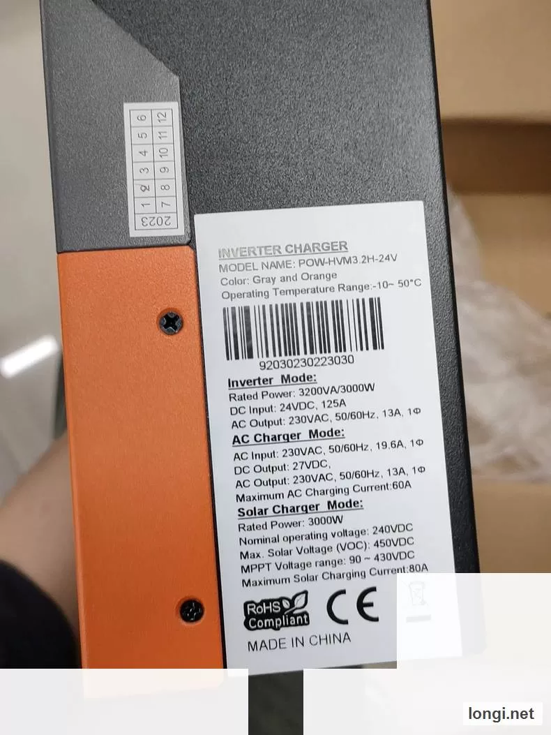 POWMr 24V 3000W High Frequency Solar Inverter product photo