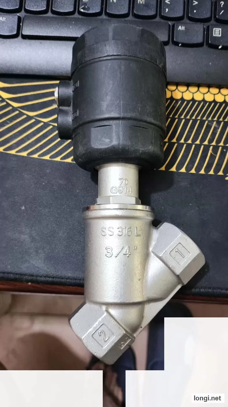 Spirax Sarco PF61G-1NC Pneumatic Angle Valve product photo
