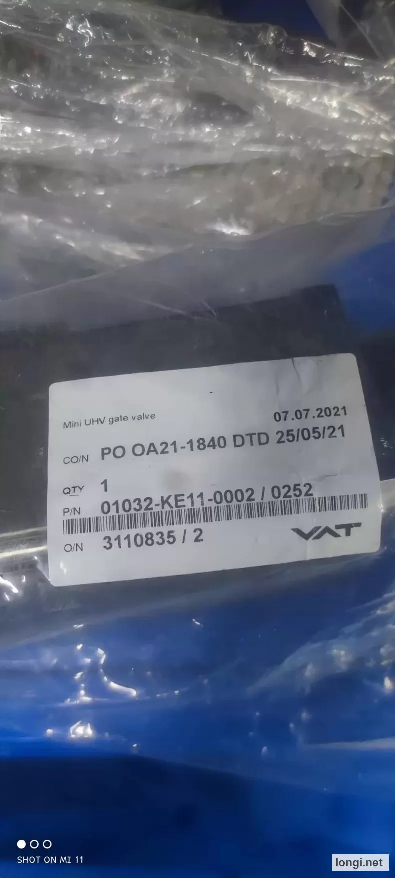 VAT 01032-KE11-00020252 Gate Valve product photo