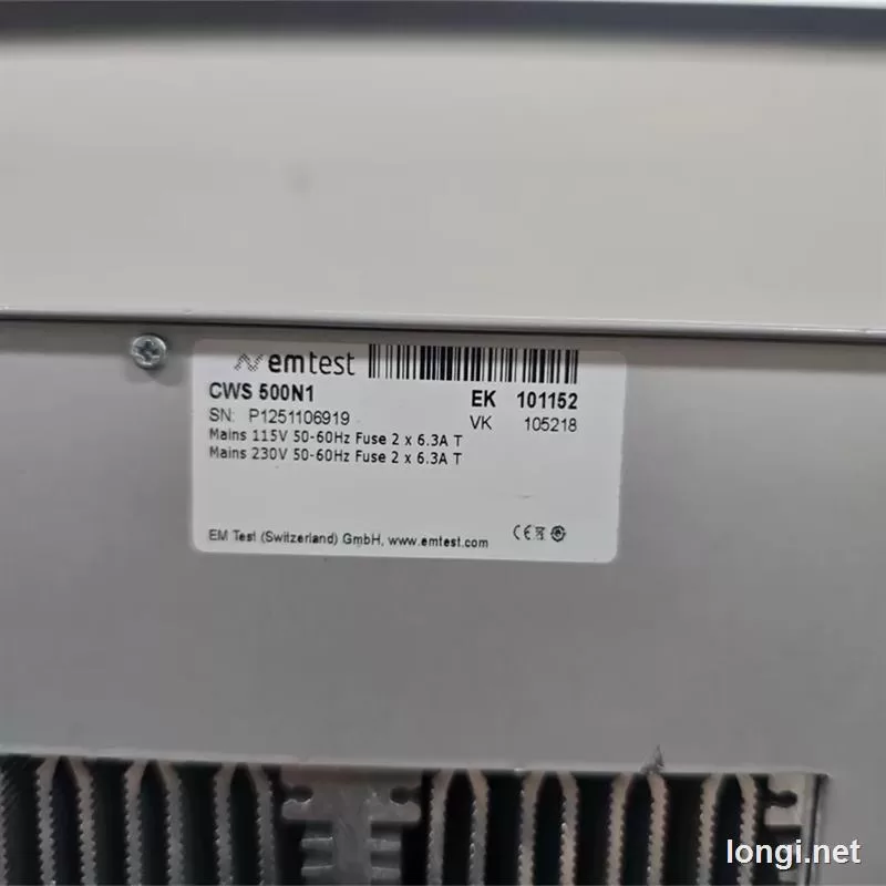 CWS500N1 Test Instrument product photo