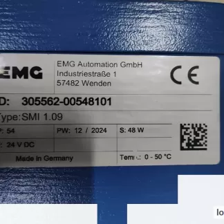 EMG Automation GmbH SMI Industrial Control product photo