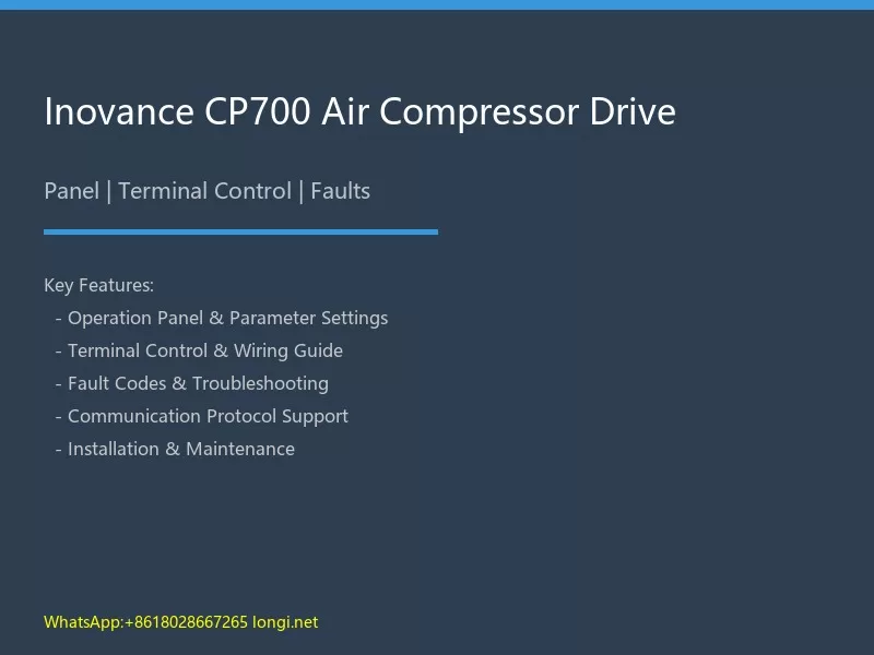 Inovance CP700 Air Compressor Drive