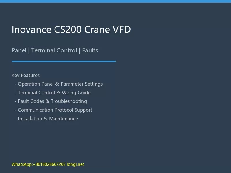 Inovance CS200 Crane Inverter