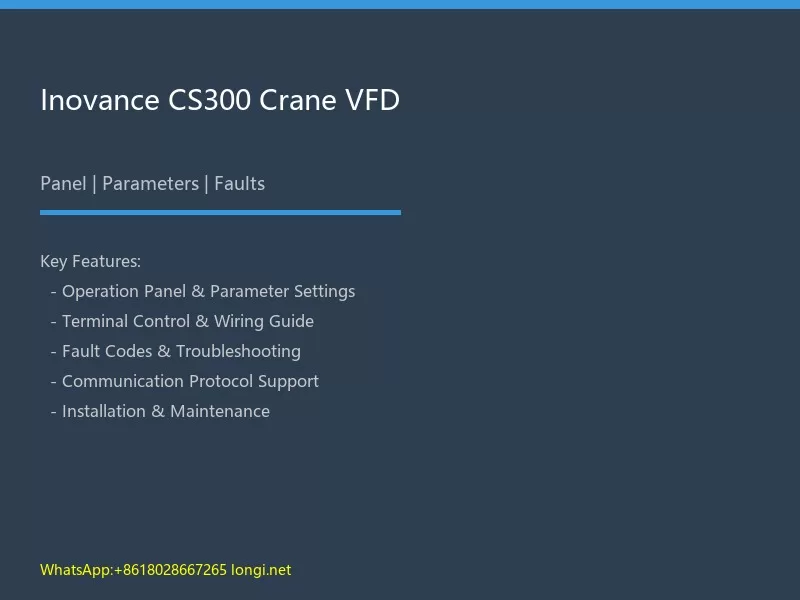Inovance CS300 Crane VFD