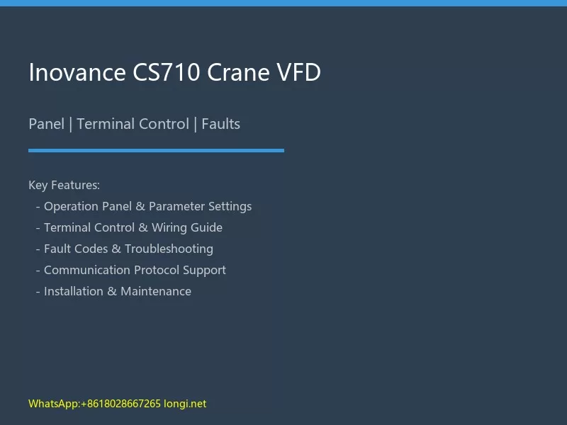 Inovance CS710 Crane Inverter