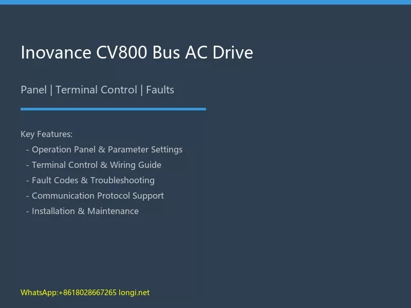 Inovance CV800 Bus AC Drive