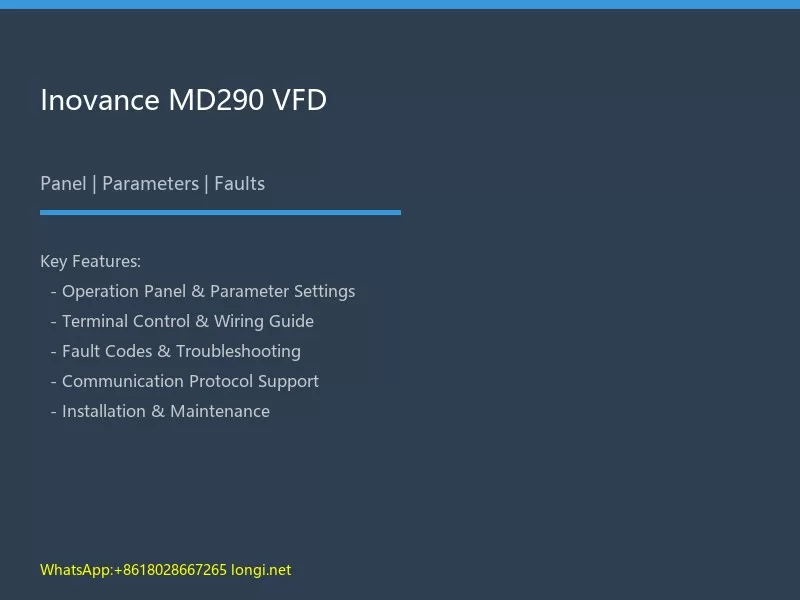 Inovance MD290 VFD