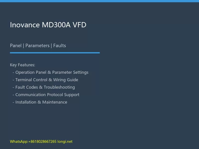 Inovance MD300A VFD