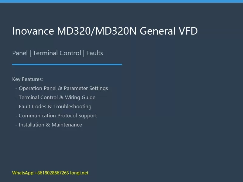 Inovance MD320 General-Purpose Inverter