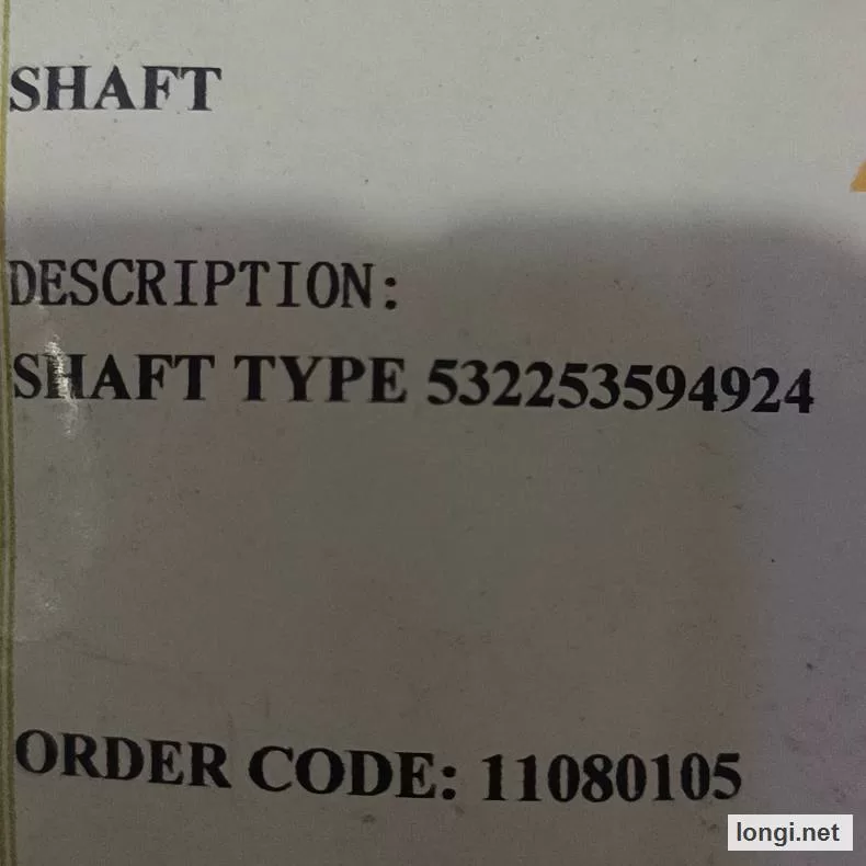Panalytical 5322 535 94924 XRF Spectrometer Shaft product photo