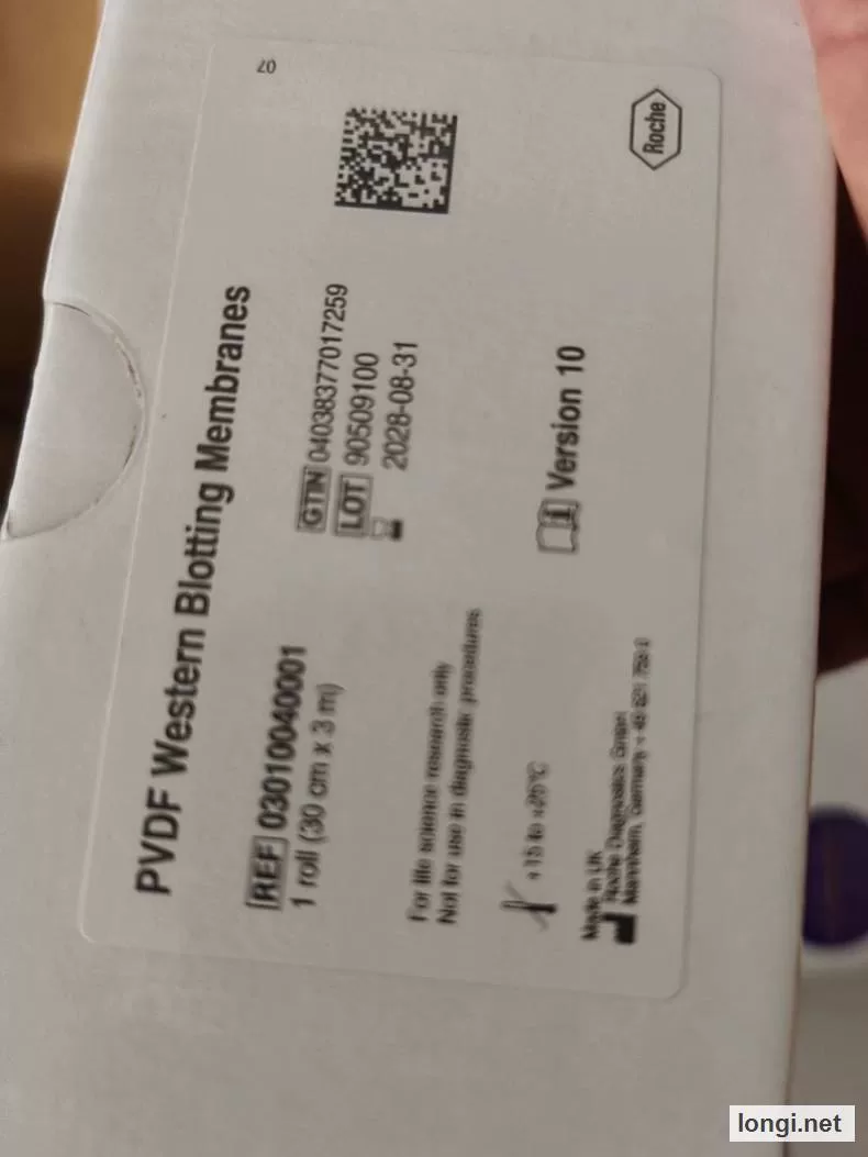 Roche 03010040001 PVDF Membrane 30 cm x 3 m product photo