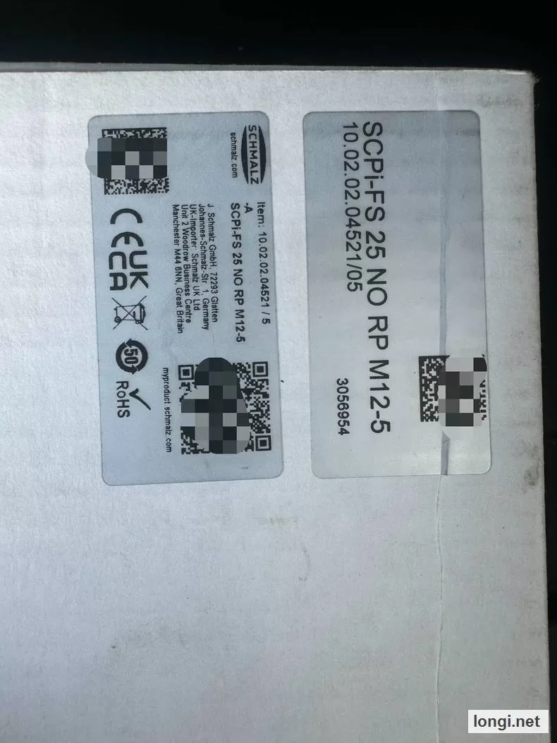 Schmalz SCPI-FS 25 NO RP M12-5 Vacuum Sensor product photo