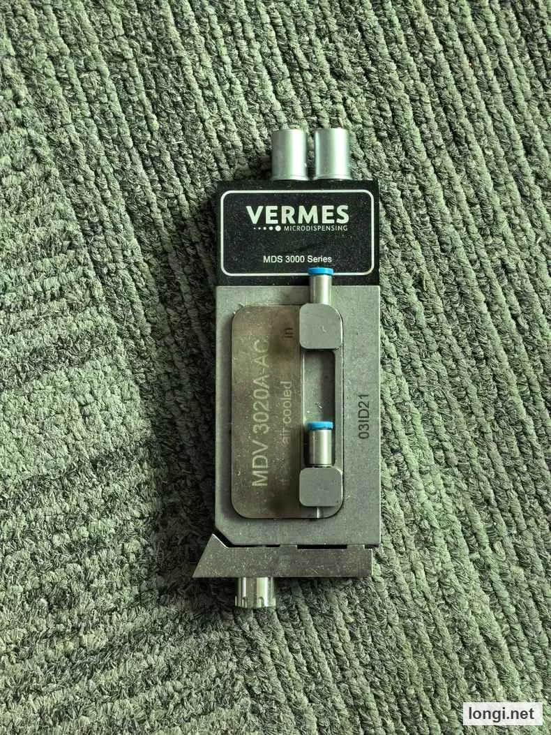 Used VERMES 3020A Piezo Jet Valve with Heat Sink product photo