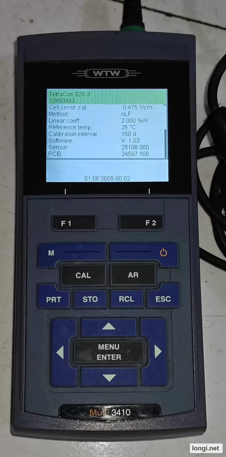 WTW Multi 3410 Meter with TetraCon Conductivity Probe product photo
